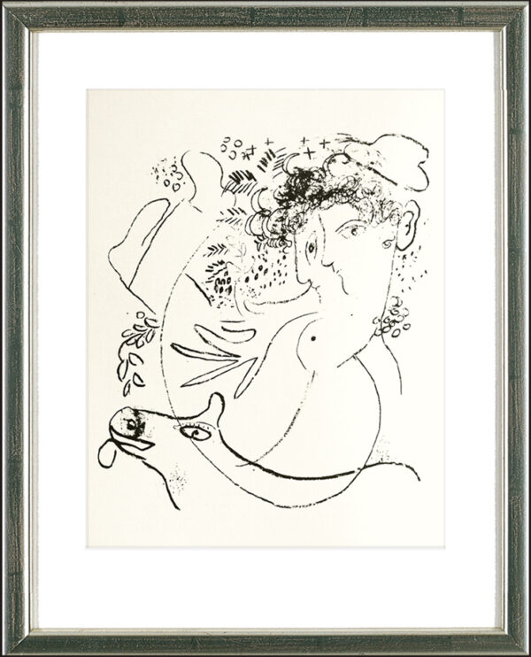 Marc Chagall, Les deux Profils, 1957 | Mourlot 177.