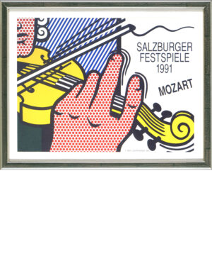 Roy Lichtenstein, Mozart - Salzburger Festspiele, 1991 | Werkverzeichnis Corlett III 39 und van Osten 59