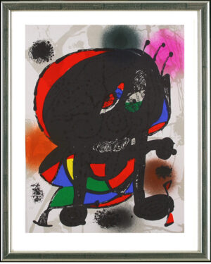 Joan Miro, O.T. 5 (Biene), 1977 | Farblithographie, Werkverzeichnis 1115 | Gerahmt, Zertifikat | ARTEVIVA Original Kunst Online kaufen