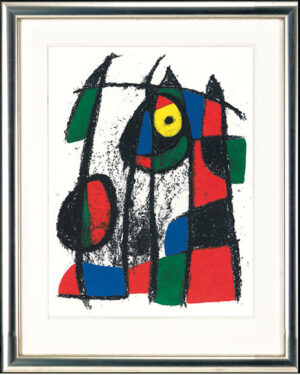 Joan Miro, O.T. (Motiv: Katze III), 1975 | Original Farblithographie, Werkverzeichnis 1043 |