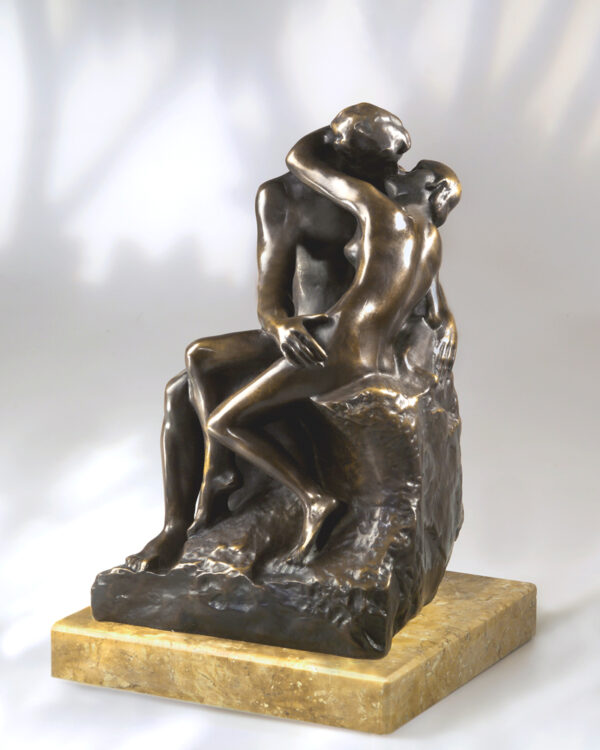 Auguste Rodin, Der Kuss | Skulptur in Bronze, ARTEVIVA-Edition 99 Exemplare, Zertifikat |