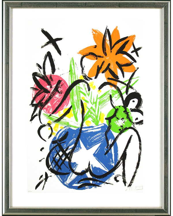 Stefan Szczesny, Mainau Blumen II, 2007 | Farbserigraphie, signiert, nummeriert. Gerahmt |