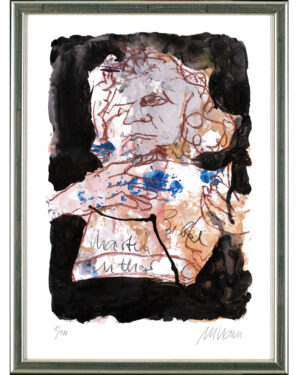 Armin Mueller-Stahl, Portrait Martin Luther, 2014 signiert