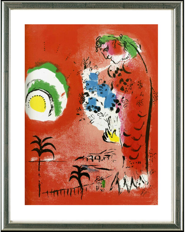 Marc Chagall, Engelsbucht (La Baie des Anges), 1960 | Mourlot 286, Original Lithographie.