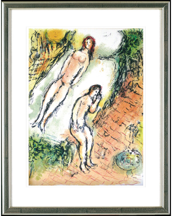 Marc Chagall, Odyssee – Wehklagen des Odysseus, 1974 - Original Farblithographie