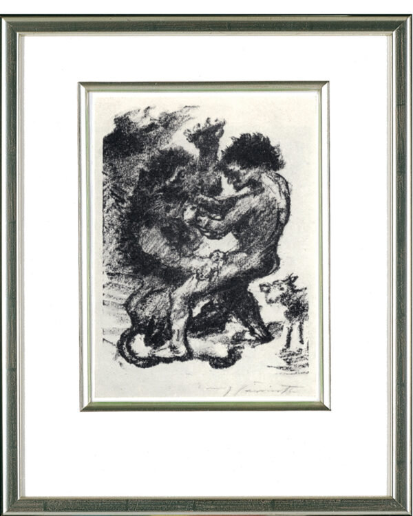 Lovis Corinth, Davids Kampf mit dem Löwen, 1923 |