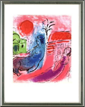 Marc Chagall, Maternité au Centaure, Paris 1957 | Original Farblithographie, Mourlot 195, gerahmt, Zertifikat