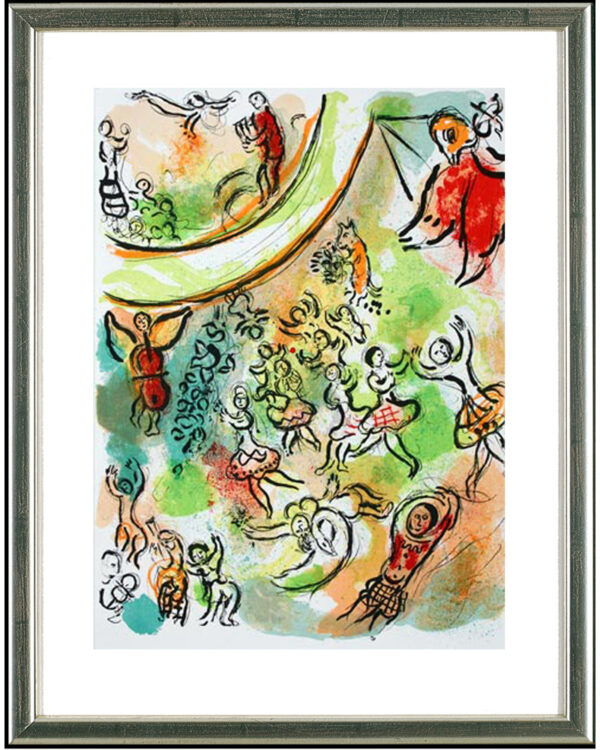 Marc Chagall, Pariser Oper, 1965 | "La Plafond de L'Opéra de Paris". Mourlot 434. Original-Farblithographie | ARTEVIVA Original Kunst online kaufen