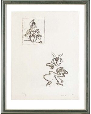 Max Ernst, Lewis Carrolls Wunderhorn, 1970 | Original-Farblithographie, handsigniert, nummeriert