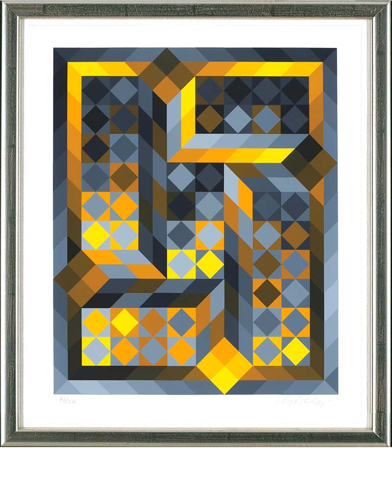Victor Vasarely Composition 1975